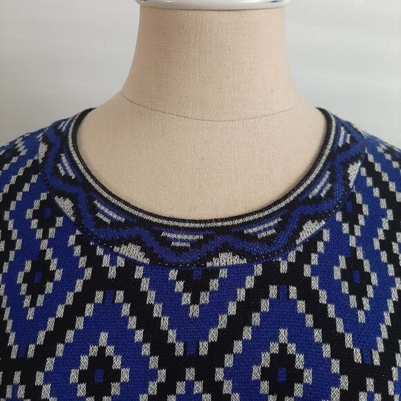 Beige By Eci Diamond Shape Sweater Dress Size Large - Picture 6 of 9